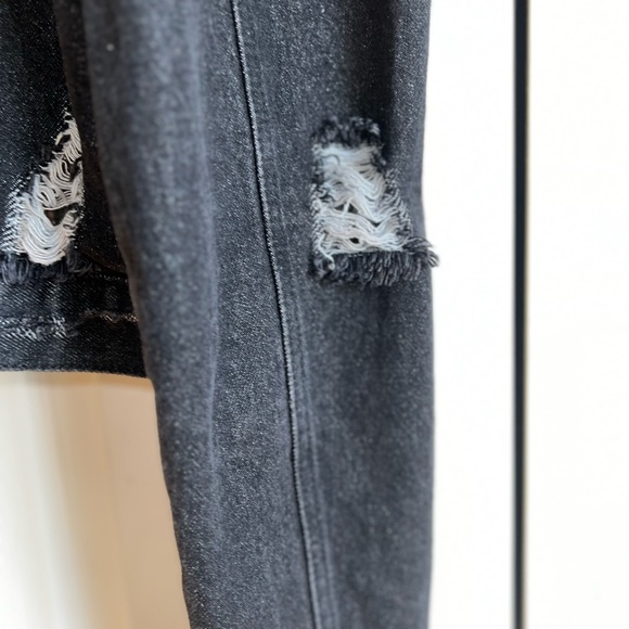 BOOHOO PUFF SLEEVE CROPPED DENIM JACKET SIZE 6 - Picture 8 of 10